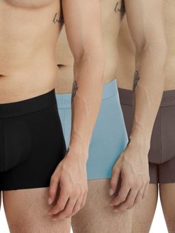 B'There - Multi-Colour Modal Solid Trunks (Pack of 3)