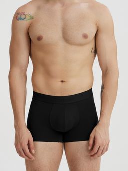 B'There - Black Modal Solid Trunks (Pack of 3)