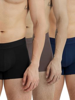 B'There - Multi-Colour Modal Solid Trunks (Pack of 3)