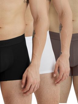 B'There - Multi-Colour Modal Solid Trunks (Pack of 3)