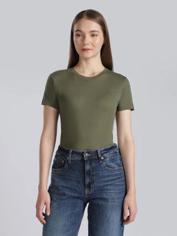 Tommy Hilfiger - Solid Regular Fit Cotton T-Shirt