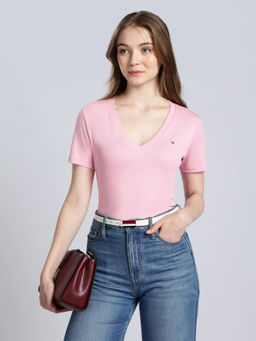 Tommy Hilfiger - Solid Slim Fit Cotton T-Shirt