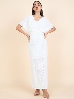 Gipsy - Stylish Women Dress Collection Off White Maxi Dress