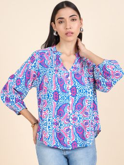 Gipsy - Stylish Women Top Collection Full Sleeves Blue