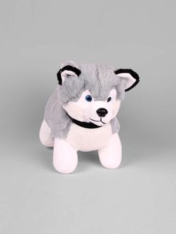 DukieKooky - Kids Grey Cute Husky Soft Toy