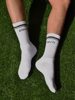 Cava Athleisure - White Cava Unisex Socks