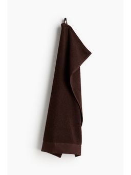H&M - Brown Cotton Terry Hand Towel