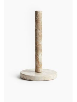 H&M - Beige Marble Paper Towel Holder