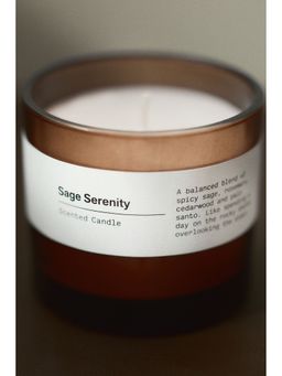 H&M - Brown Scented Candle In Glass Holder