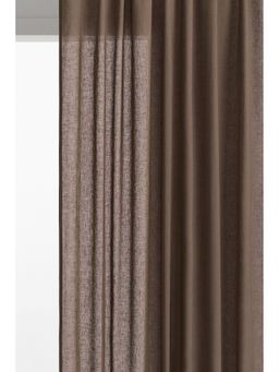 H&M - Beige 1-Pack Wide Linen-Blend Curtain Length