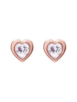 Ted Baker - Han Rose Gold Tone Crystal Heart Earring