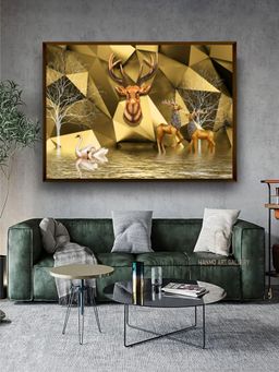 The Art House - Brown Abstract Painting Wall Art