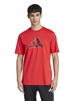 adidas - M PHOTO LOGO T Men Red Sports T-Shirt