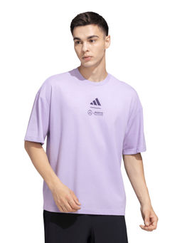 adidas - MER PW TEE M Men Purple Sports T-Shirt