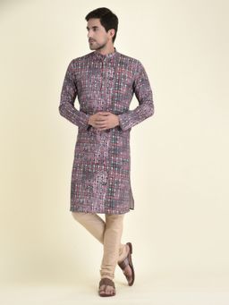 TABARD - Kurta for Mens In Maroon