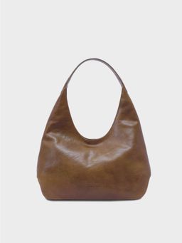Tan and Loom - Olive Green Leather Hippie's Hobo