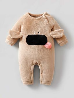 Hopscotch - Beige Textured Regular Bodysuit