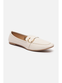 Van Heusen - Women Cream Slip-On Ballerinas