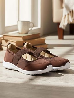 TRASE - Brown Stylish Wear Ballerinas for Women