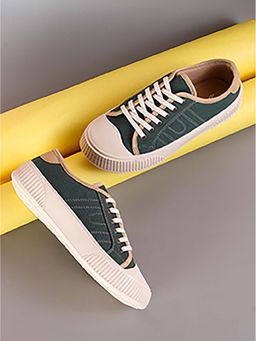 TRASE - Green Casual Sneakers for Women