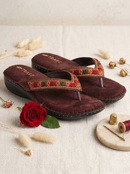 TRASE - Women Brown Soft Ortho Sandals
