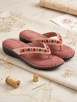 TRASE - Women Pink Soft Ortho Sandals
