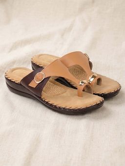 TRASE - Women Tan Sandals