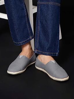 NoStrain - Grey Canvas Espadrilles for Men