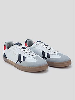 Pepe Jeans - Men Mousse White Colorblock Lace-Up Sneakers