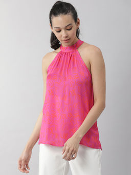 RAREISM - Pink Printed Top