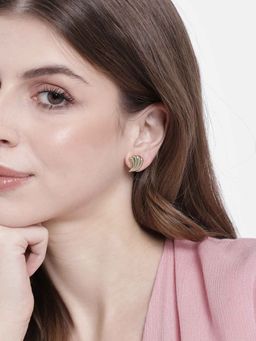 Estele - Gold Plated Daily Wear Classic Small Stud Earrings for Girls and Women