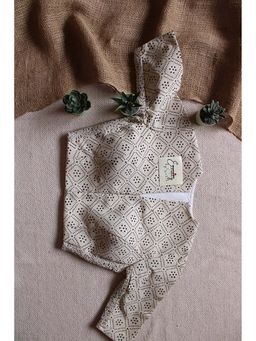 Eternity by Sakshi - Vanilla Off White Ajrakh Stretchable Stitched Blouse