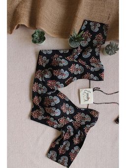 Eternity by Sakshi - Black Ajrakh Silk Stitched Blouse