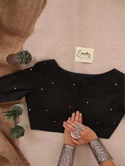 Eternity by Sakshi - Black Badla Stitched Blouse