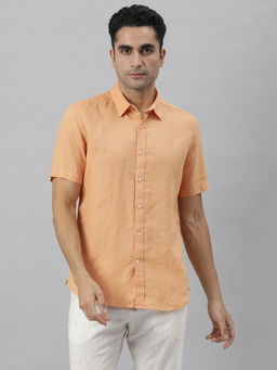 Rare Rabbit - Orange Casual Shirts