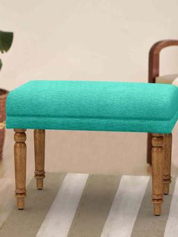 Chumbak - Nawaab Bench Small - Maldivian Teal
