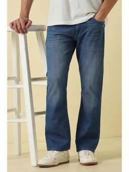 Allen Solly - Men Blue Mid Wash Jeans
