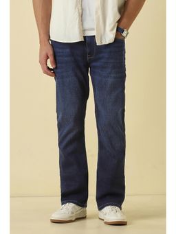 Allen Solly - Men Navy Mid Wash Jeans