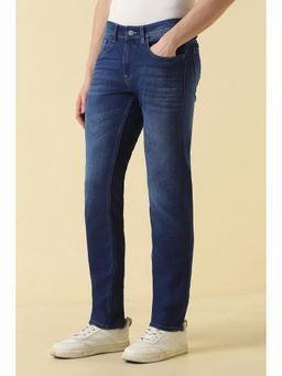 Allen Solly - Men Blue Mid Wash Slim Jeans