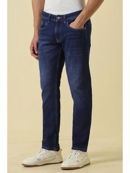 Allen Solly - Men Navy Mid Wash Jeans