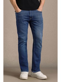 Louis Philippe - Men Blue Mid Slim Fit Jeans