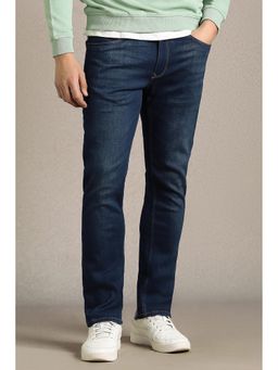 Louis Philippe - Men Navy Mid Slim Fit Jeans