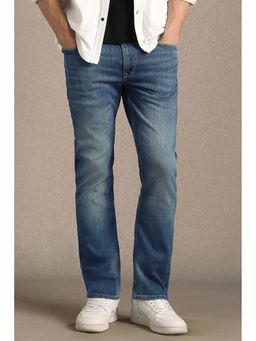 Louis Philippe - Men Blue Mid Slim Fit Jeans