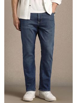 Louis Philippe - Men Blue Mid Slim Fit Jeans