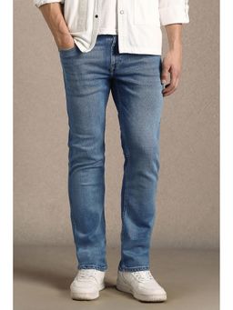 Louis Philippe - Men Blue Mid Slim Fit Jeans