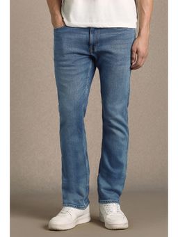 Louis Philippe - Men Blue Mid Slim Fit Jeans