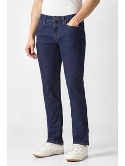 Van Heusen - Men Navy Mid Wash Slim Jeans