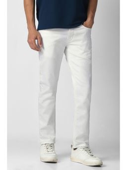 Van Heusen - Men White Dark Wash Jeans