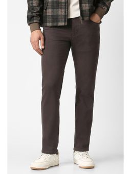 Van Heusen - Men Brown Dark Wash Slim Jeans