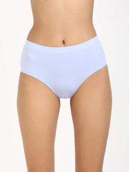 Calvin Klein - Womens Blue Solid Brief